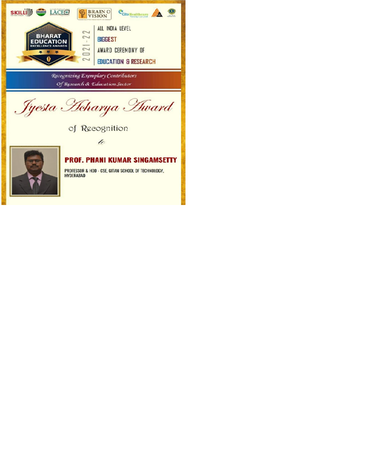 Faculty achievements