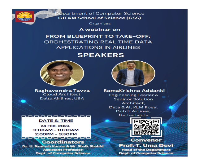 A Webinar on FROM BLUEPRINT TO TAKE-OFF: Orchestrating real time data applications in Airlines
